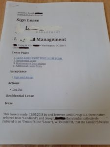 Revised (unfriendly) Lease - It shows the Aroli Group as the Landlord
