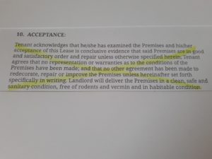 Revised (unfriendly) Lease - It shows the Aroli Group as the Landlord