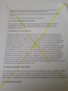 Revised (unfriendly) Lease - It shows the Aroli Group as the Landlord
